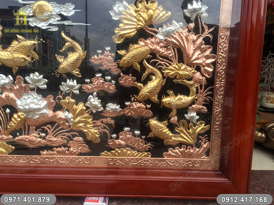 tranh cửu ngư quần tụ